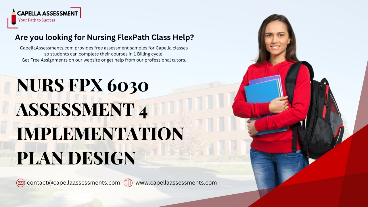 NURS-FPX 6030 MSN Practicum and Capstone - Capella Assessment